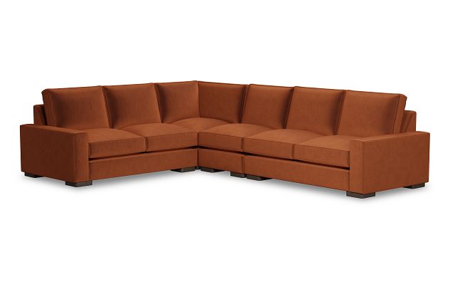 Edgewater Joya Orange Medium Two-arm Sectional