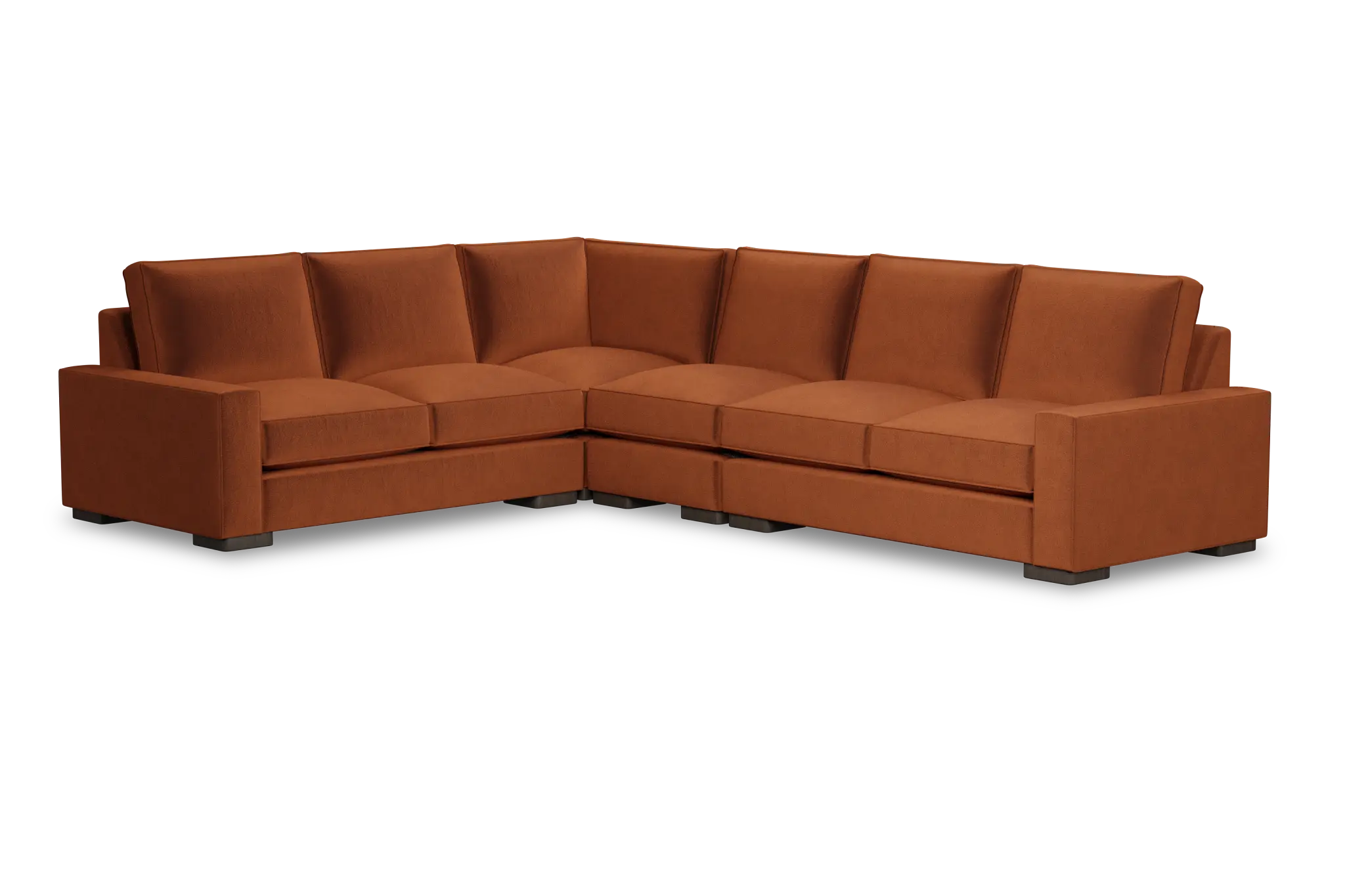 Edgewater Joya Orange Medium Two-arm Sectional Edgewater Joya Orange Medium Two-arm Sectional