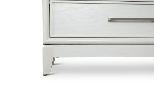 Alessandria White Lighted Drawer Chest