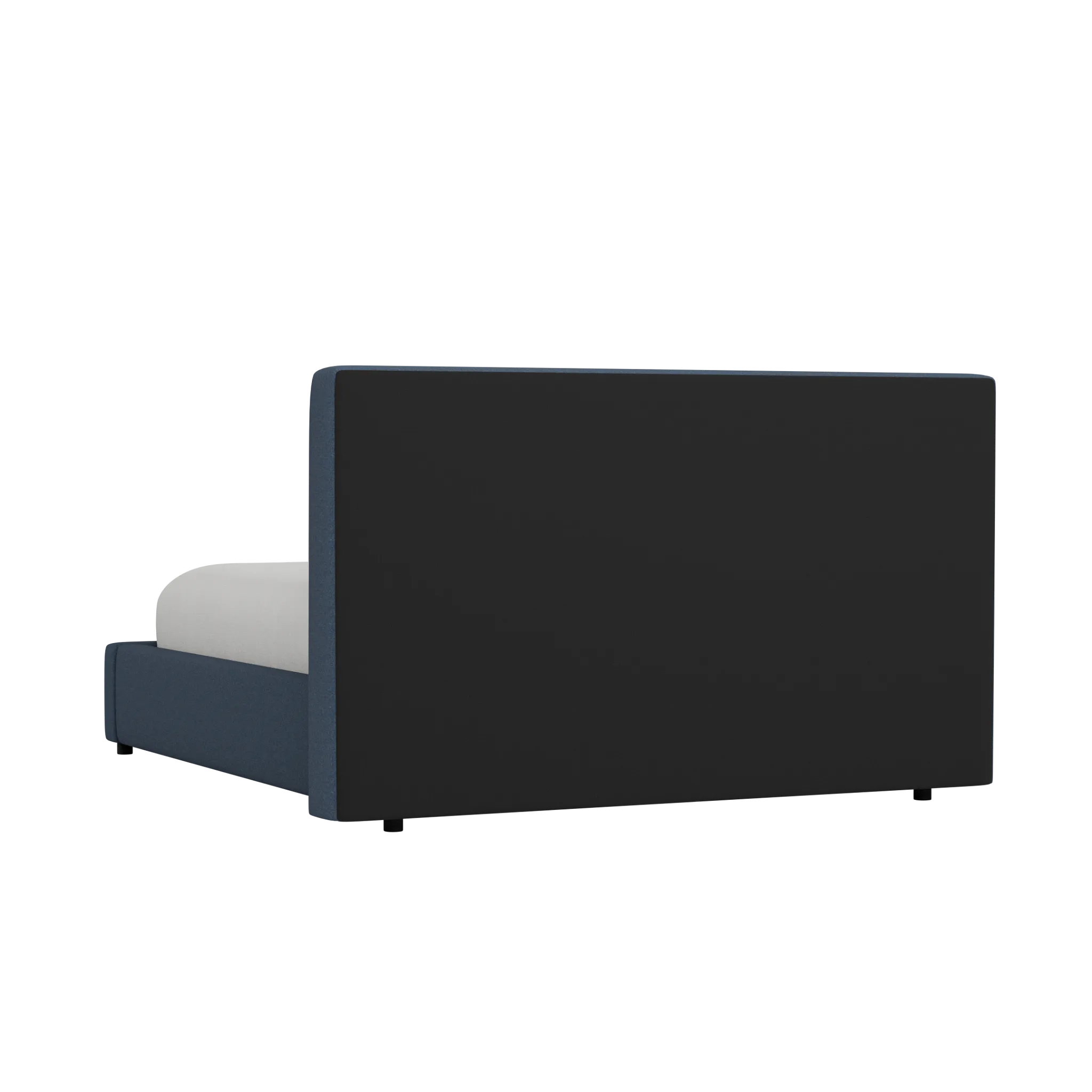 Grayton Maguire Blue 44" Upholstered Platform Bed