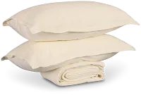 Tullis Ivory 3-piece Duvet Set