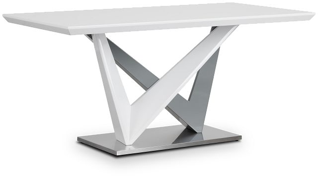 Lennox White Rectangular Table (6)