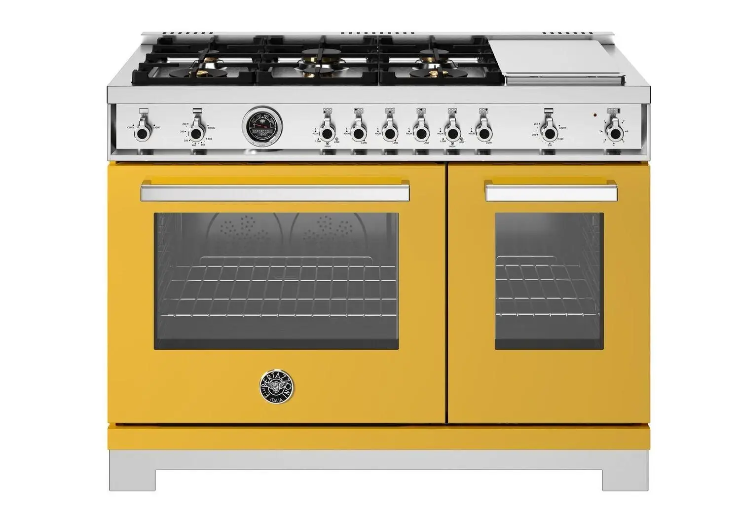 Bertazzoni 486 Series Yellow 48" Gas Range Bertazzoni 486 Series Yellow 48" Gas Range