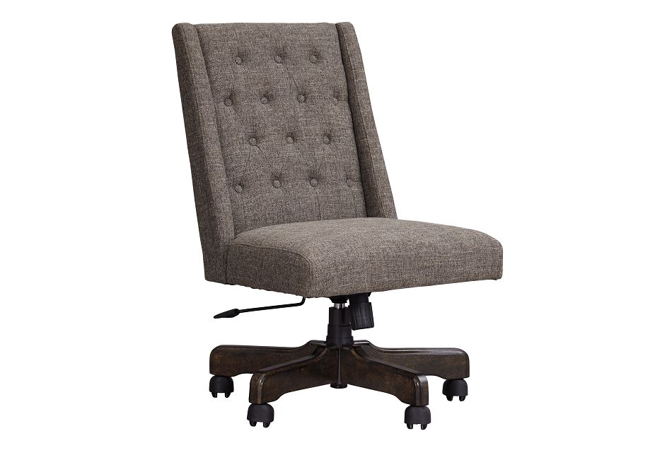 Tripton2 Gray Swivel Desk Chair Home Office Office Chairs City Furniture