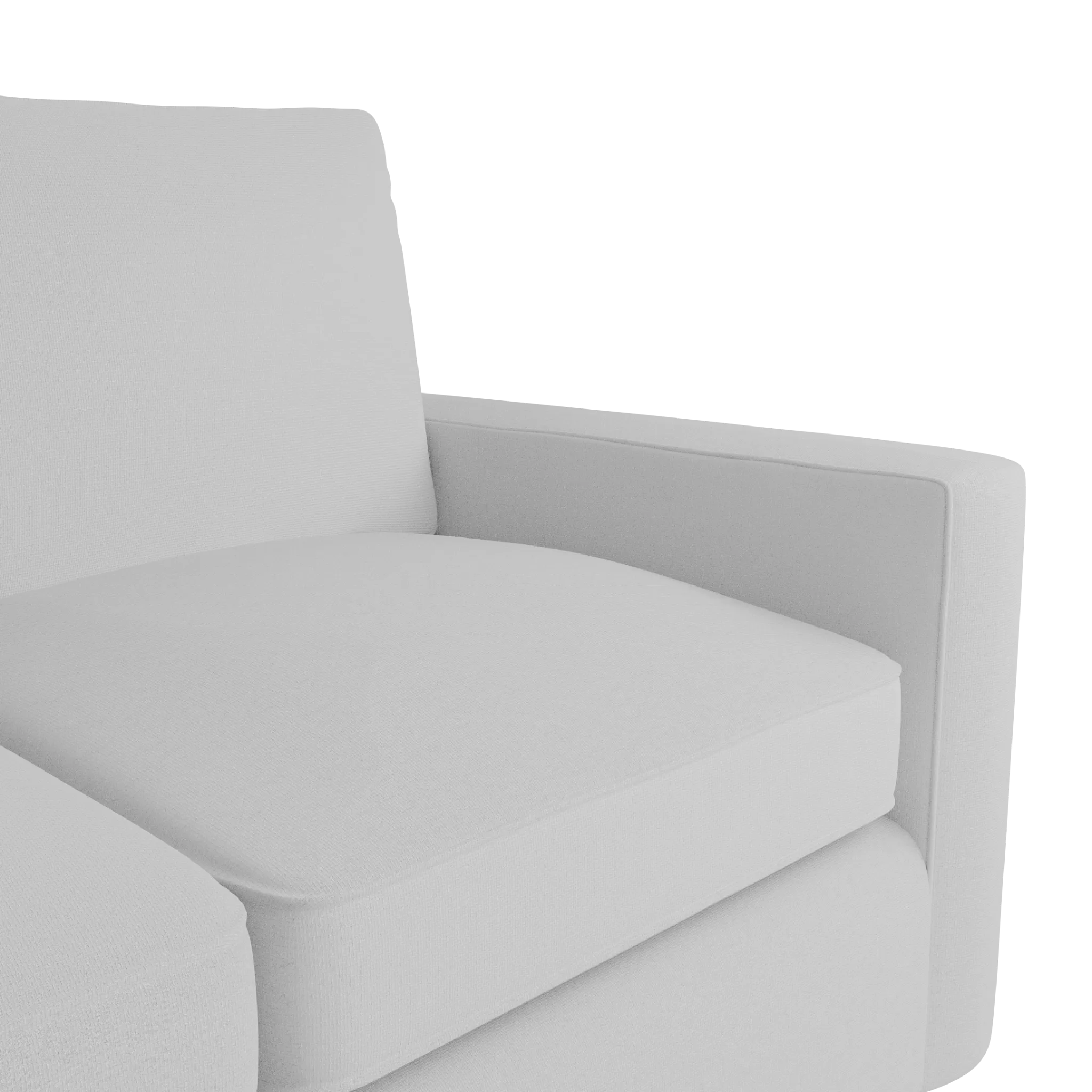 Siesta Suave White Fabric Cooling Memory Foam Sleeper