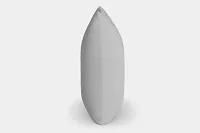 Peyton White 20" Accent Pillow