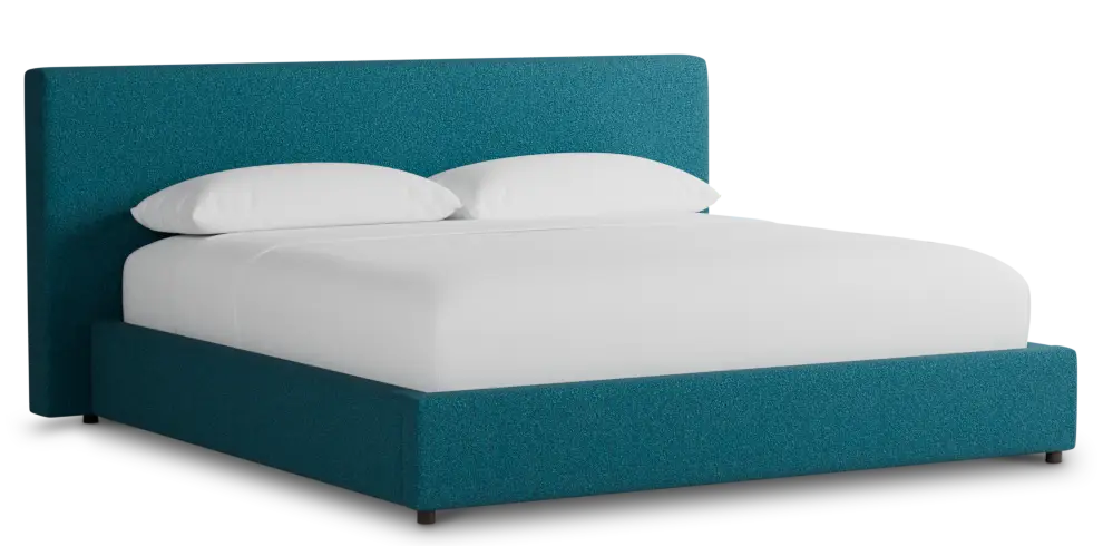 Grayton Elite Teal 44" Upholstered Platform Bed Grayton Elite Teal 44" Upholstered Platform Bed