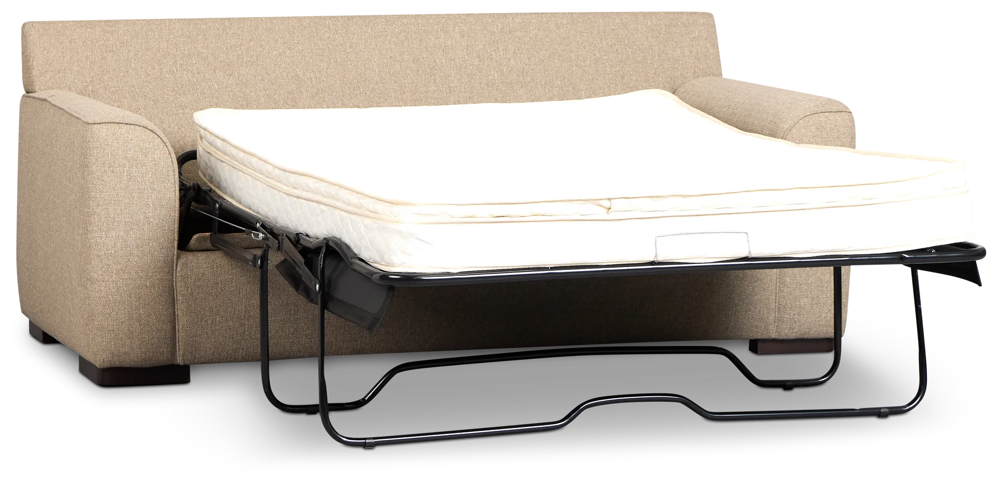 Sinclair Brown Fabric Innerspring Sleeper