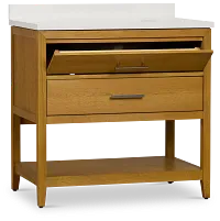 Alden Light Tone 36" Single Bathroom Vanity