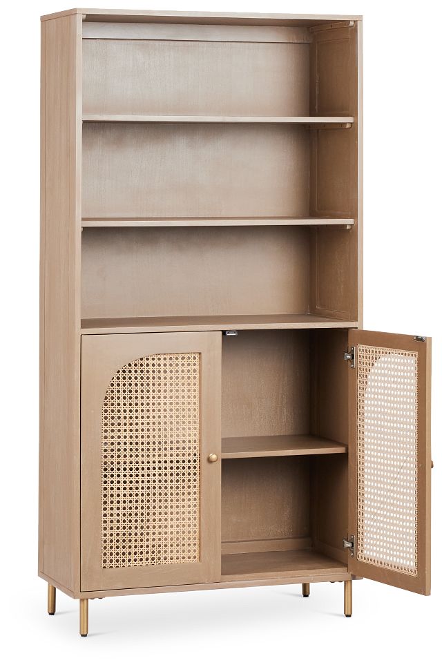 Strata Light Tone Bookcase