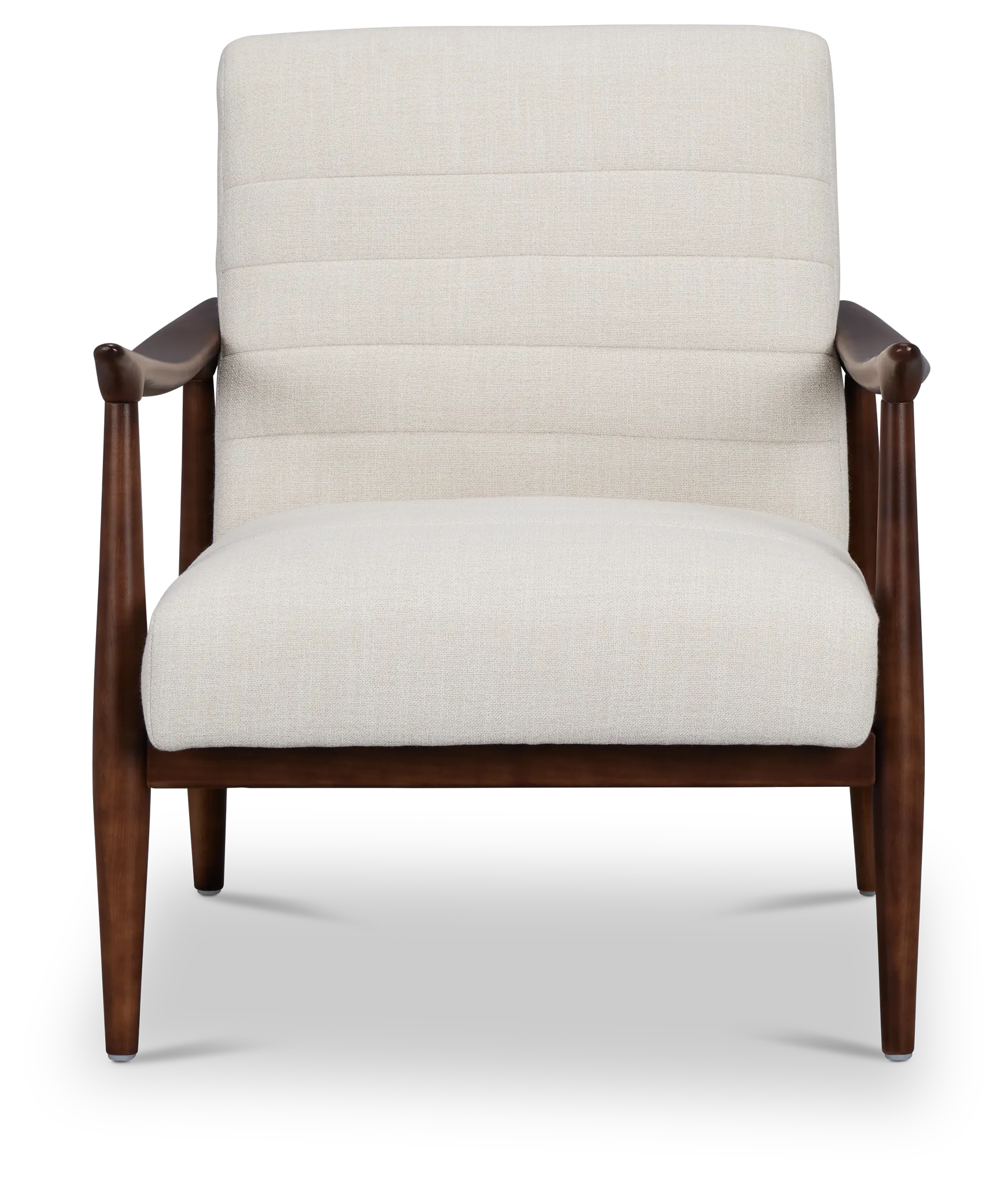 Gerry Light Beige Fabric Accent Chair