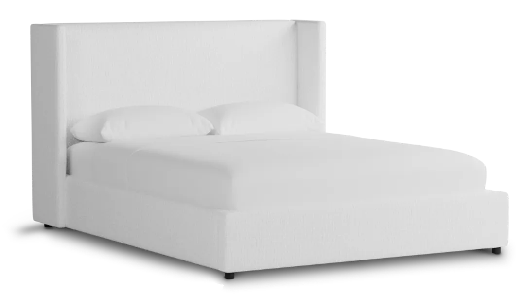 Captiva Revenue White 48" Upholstered Shelter Bed