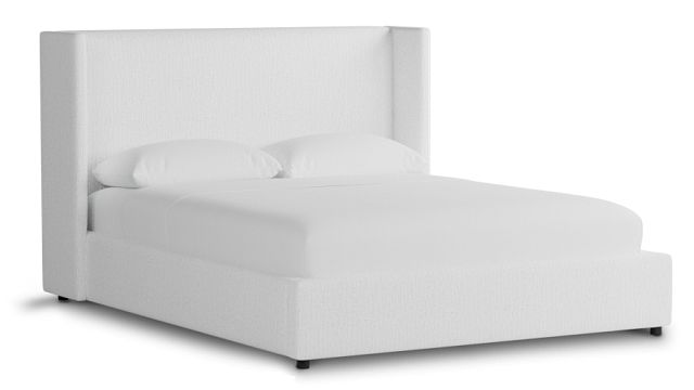 Captiva Revenue White 48" Upholstered Shelter Bed