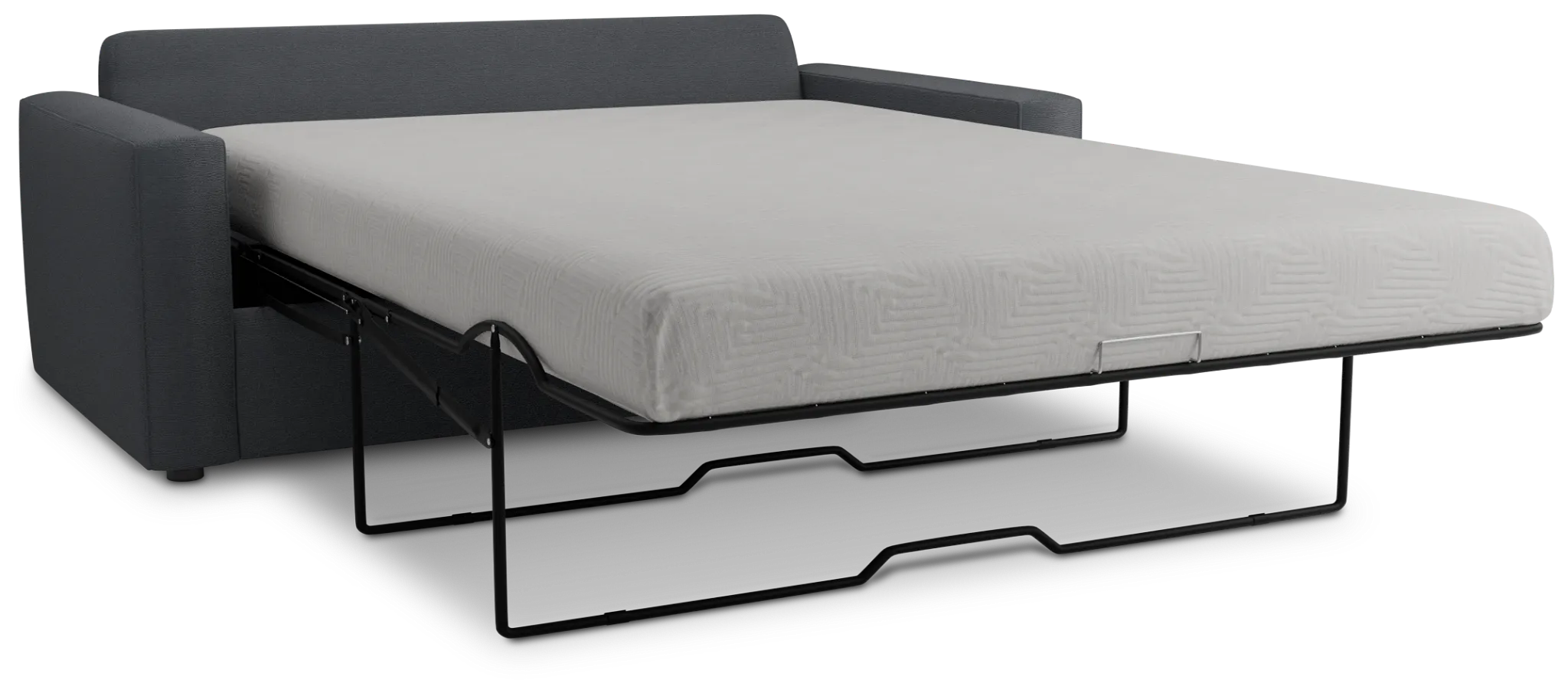 Siesta Peyton Dark Blue Fabric Memory Foam Sleeper