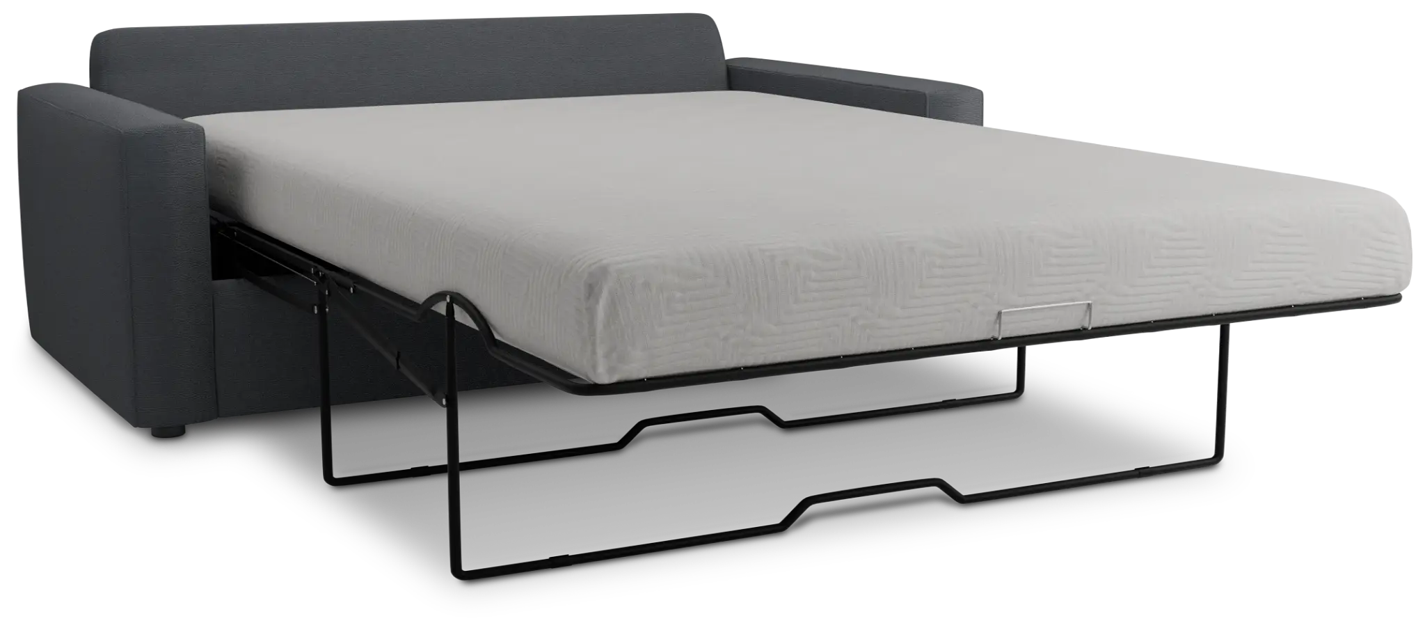 Siesta Peyton Dark Blue Fabric Memory Foam Sleeper Siesta Peyton Dark Blue Fabric Memory Foam Sleeper