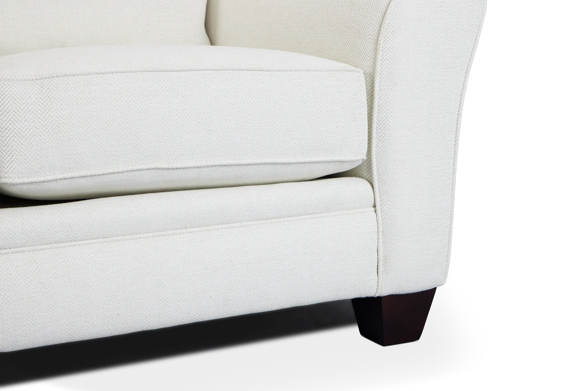 Avery White Fabric Loveseat Avery White Fabric Loveseat
