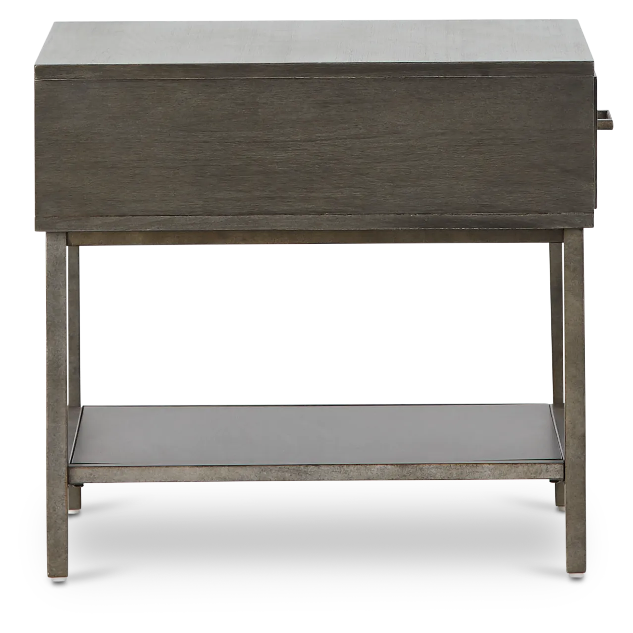 Fulton Dark Tone Wood Rectangular End Table