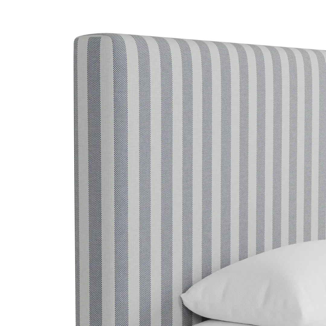 Grayton Sea Lane Light Gray 54" Upholstered Platform Bed Grayton Sea Lane Light Gray 54" Upholstered Platform Bed