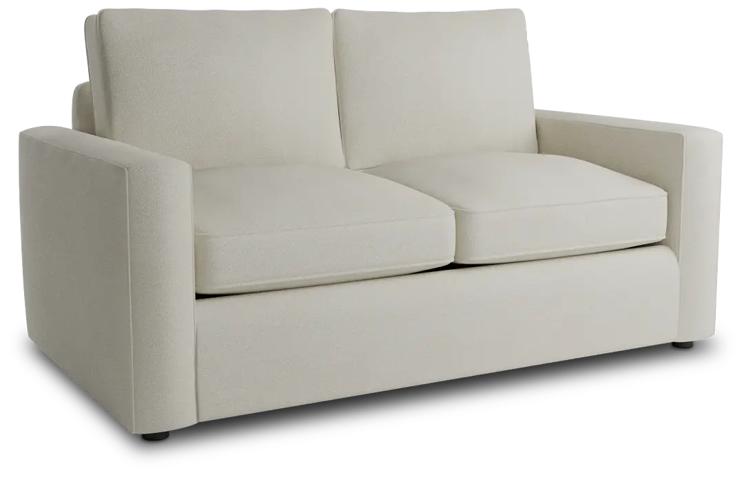 Siesta Elite Ivory Fabric Loveseat Siesta Elite Ivory Fabric Loveseat