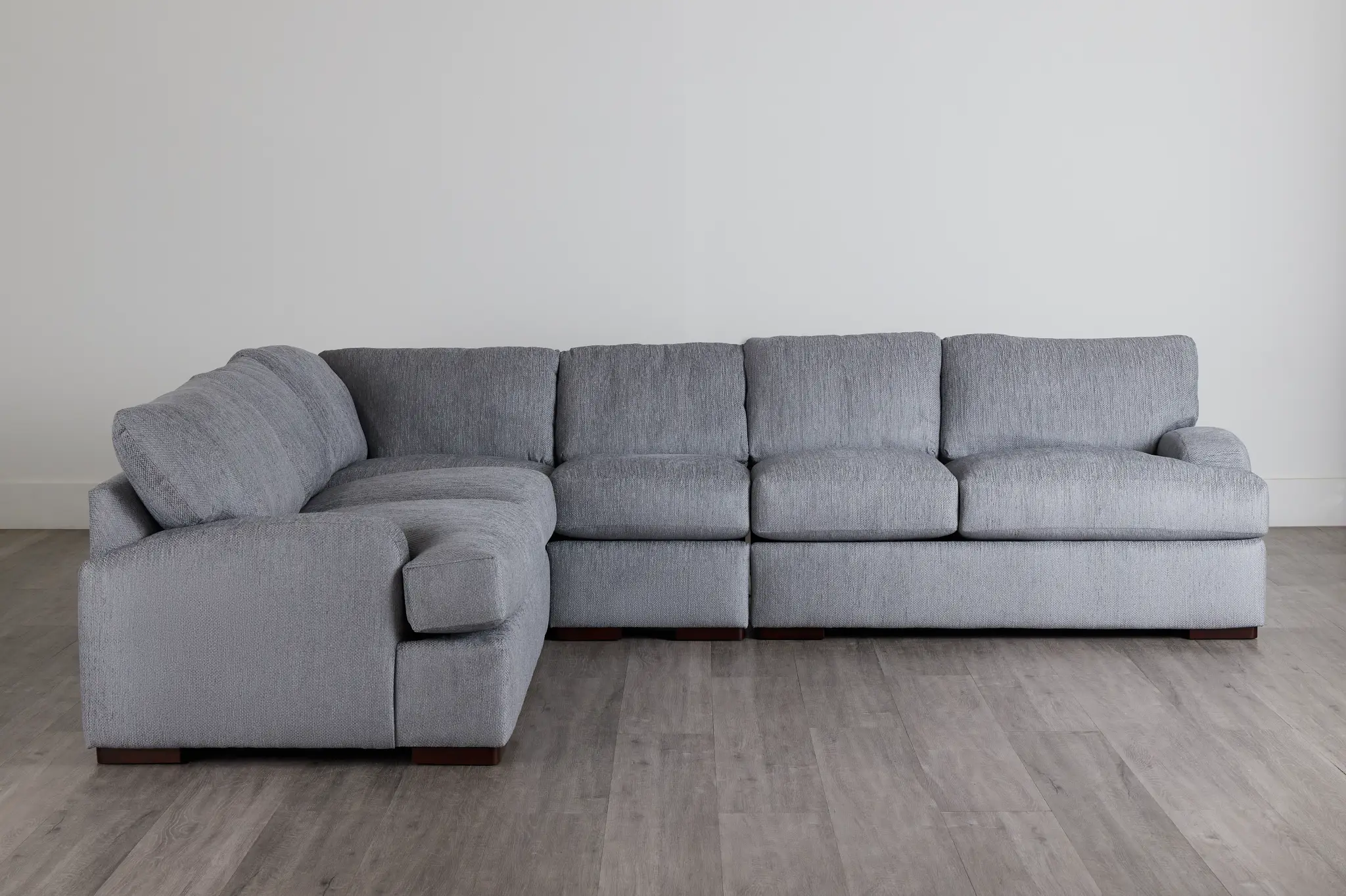 Alpha Light Gray Fabric Medium Two-arm Sectional Alpha Light Gray Fabric Medium Two-arm Sectional