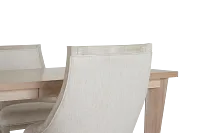 Boca Grande Light Tone Table & 4 Curved Chairs