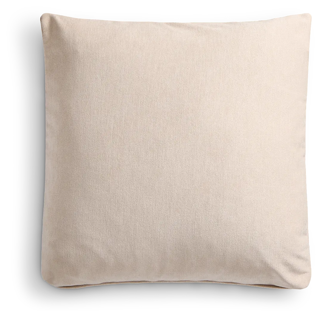 Citymod Beige Fabric 20" Accent Pillow Citymod Beige Fabric 20" Accent Pillow