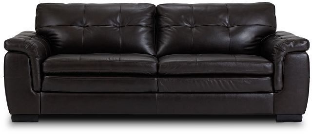 Braden Dark Brown Leather Sofa (2)