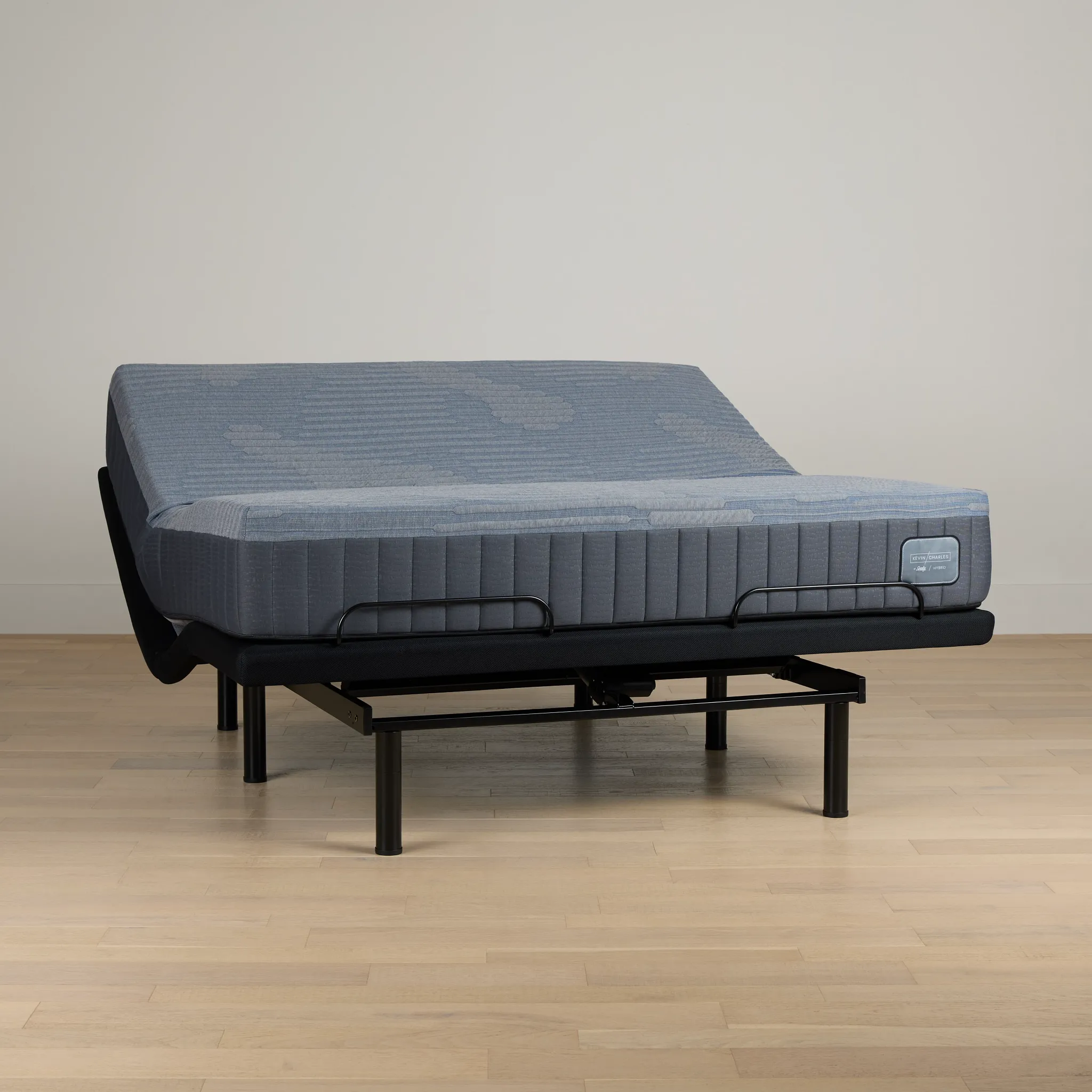 Kevin Charles By Sealy Hybrid Medium Deluxe Adjustable Mattress Set