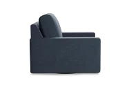 Edgewater Elevation Dark Blue Swivel Chair