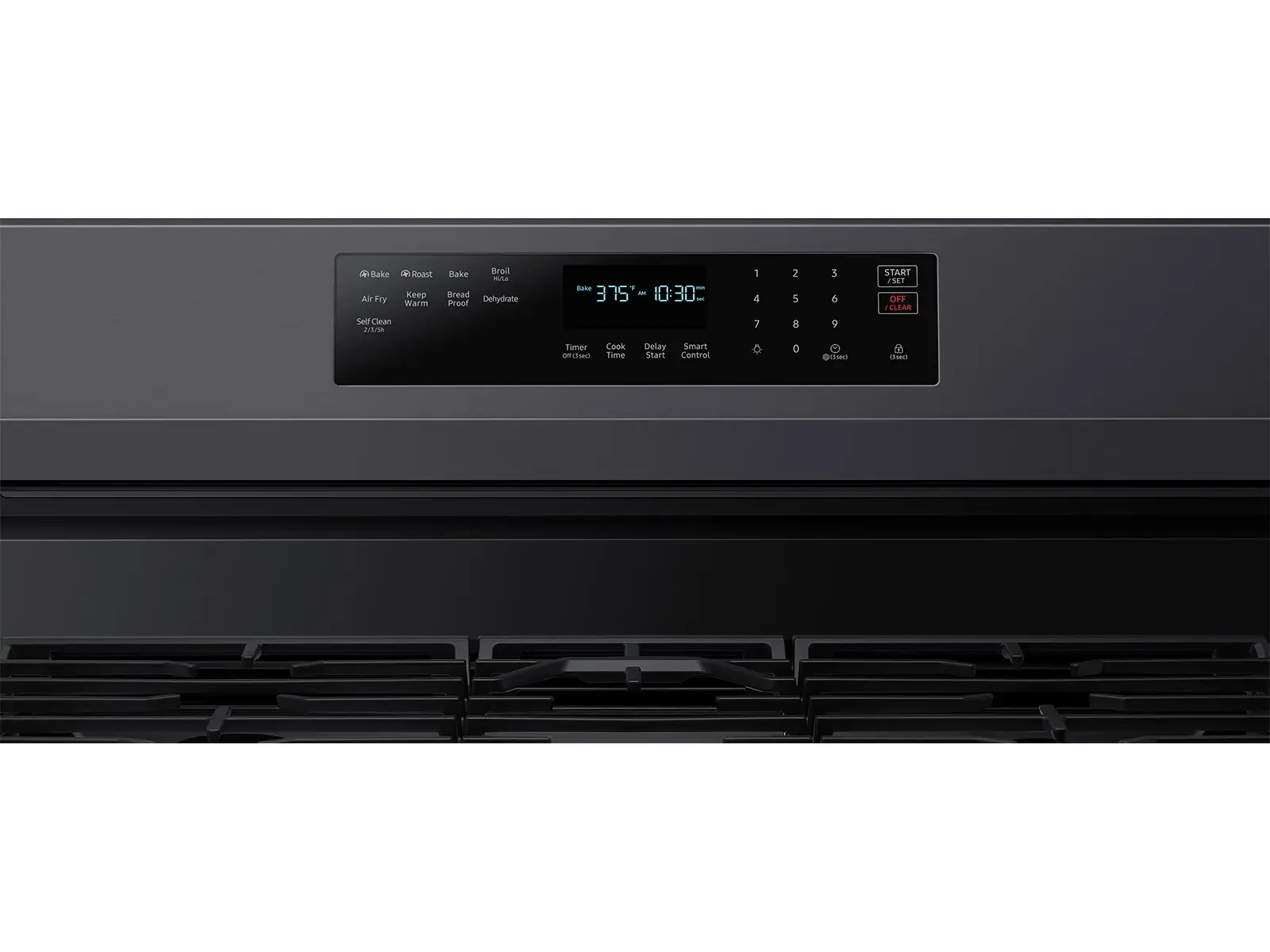 Samsung 6711 Series Black Gas Range Samsung 6711 Series Black Gas Range