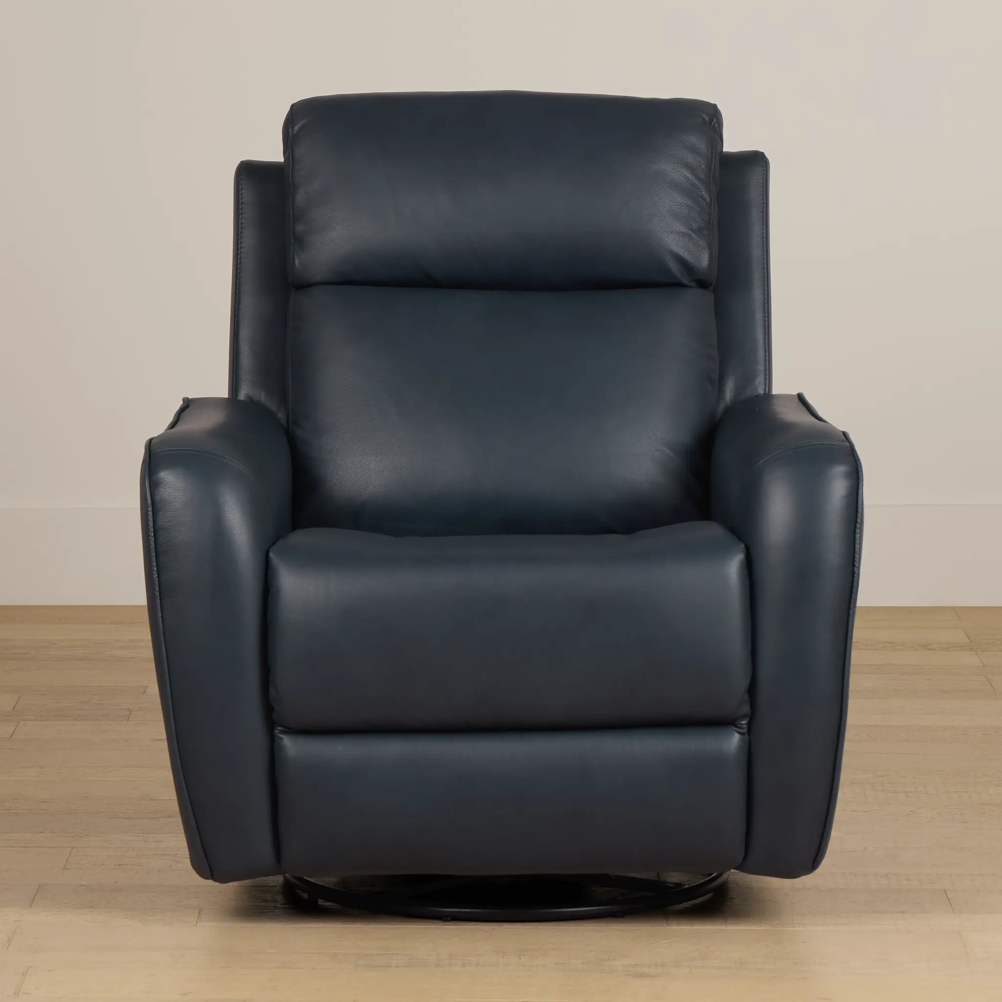 Julian Dark Blue Lthr/vinyl Power Swivel Glider Recliner Julian Dark Blue Lthr/vinyl Power Swivel Glider Recliner