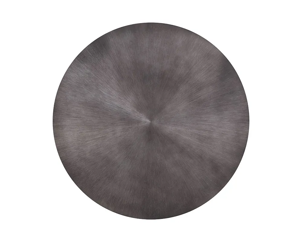 Mensa Dark Gray Large Round Coffee Table