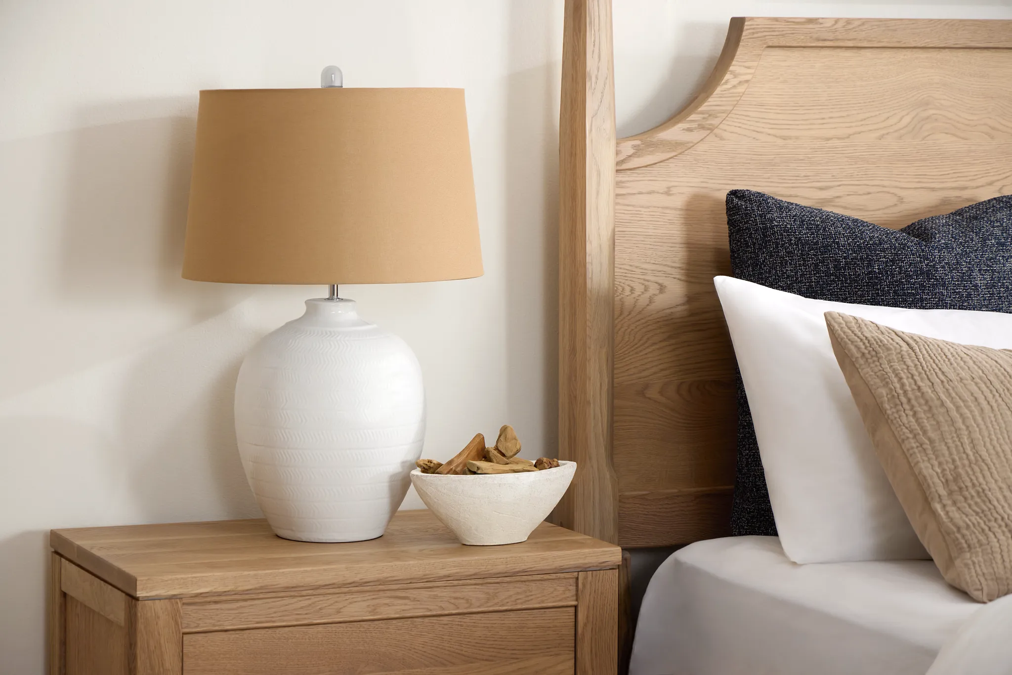 Casper Light Beige Table Lamp