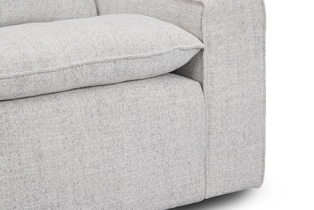 Aurora Light Gray Micro Sofa