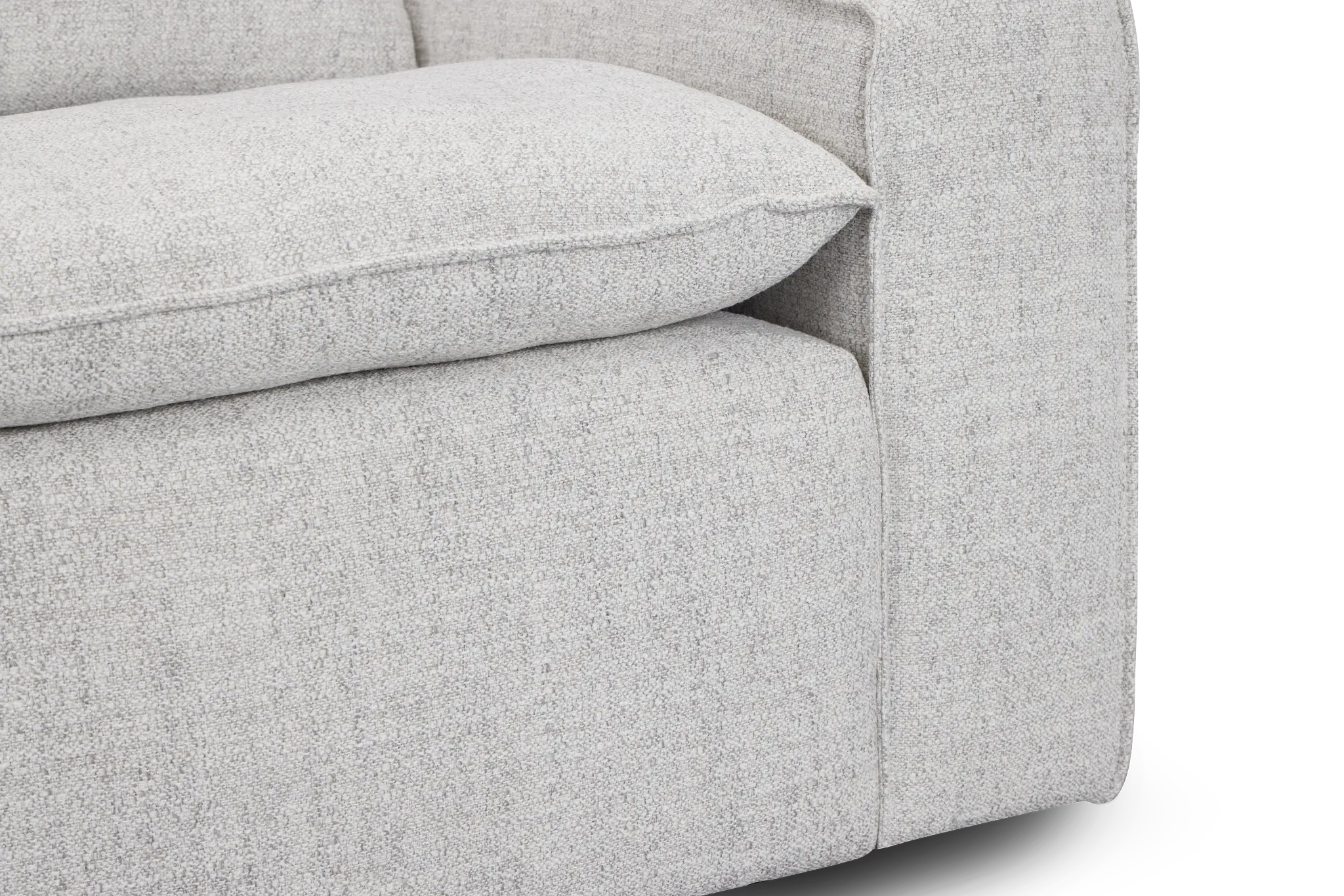 Aurora Light Gray Micro Sofa