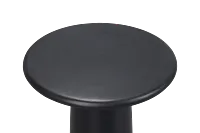 Malo Black Round End Table