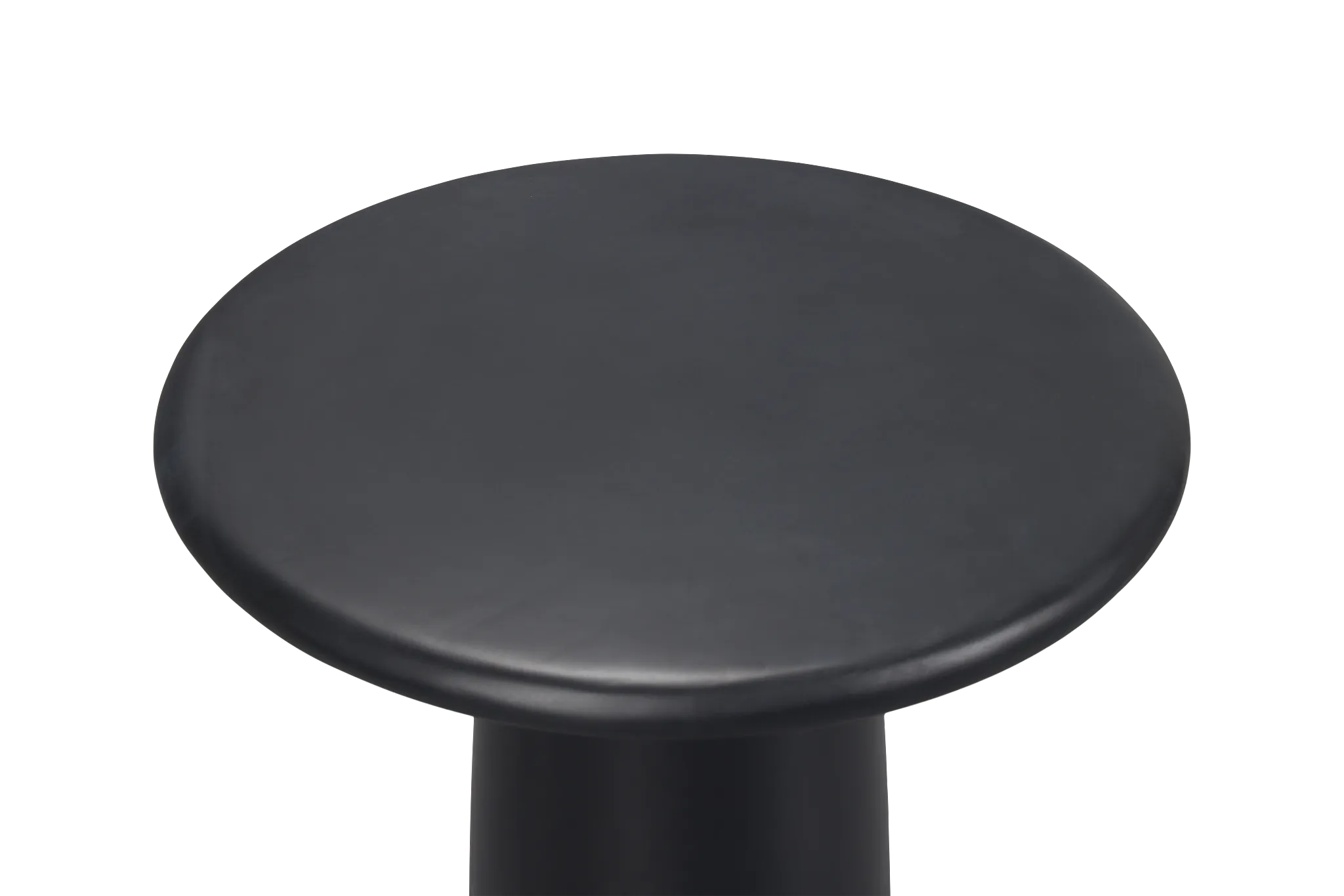 Malo Black Round End Table