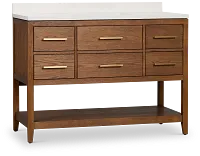 Alden Mid Tone 48" Single Bathroom Vanity