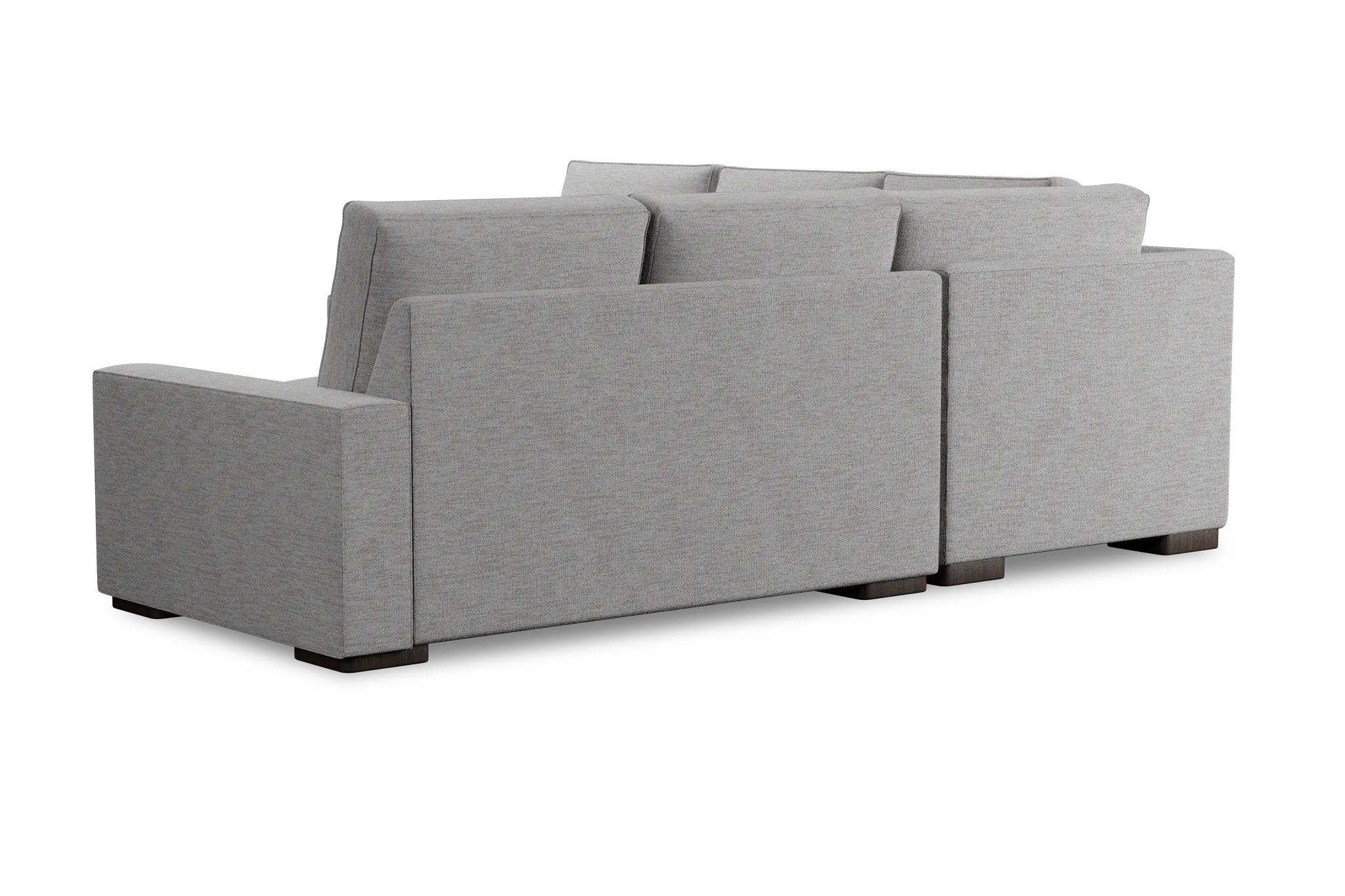 Edgewater Maguire Gray Small Two-arm Sectional