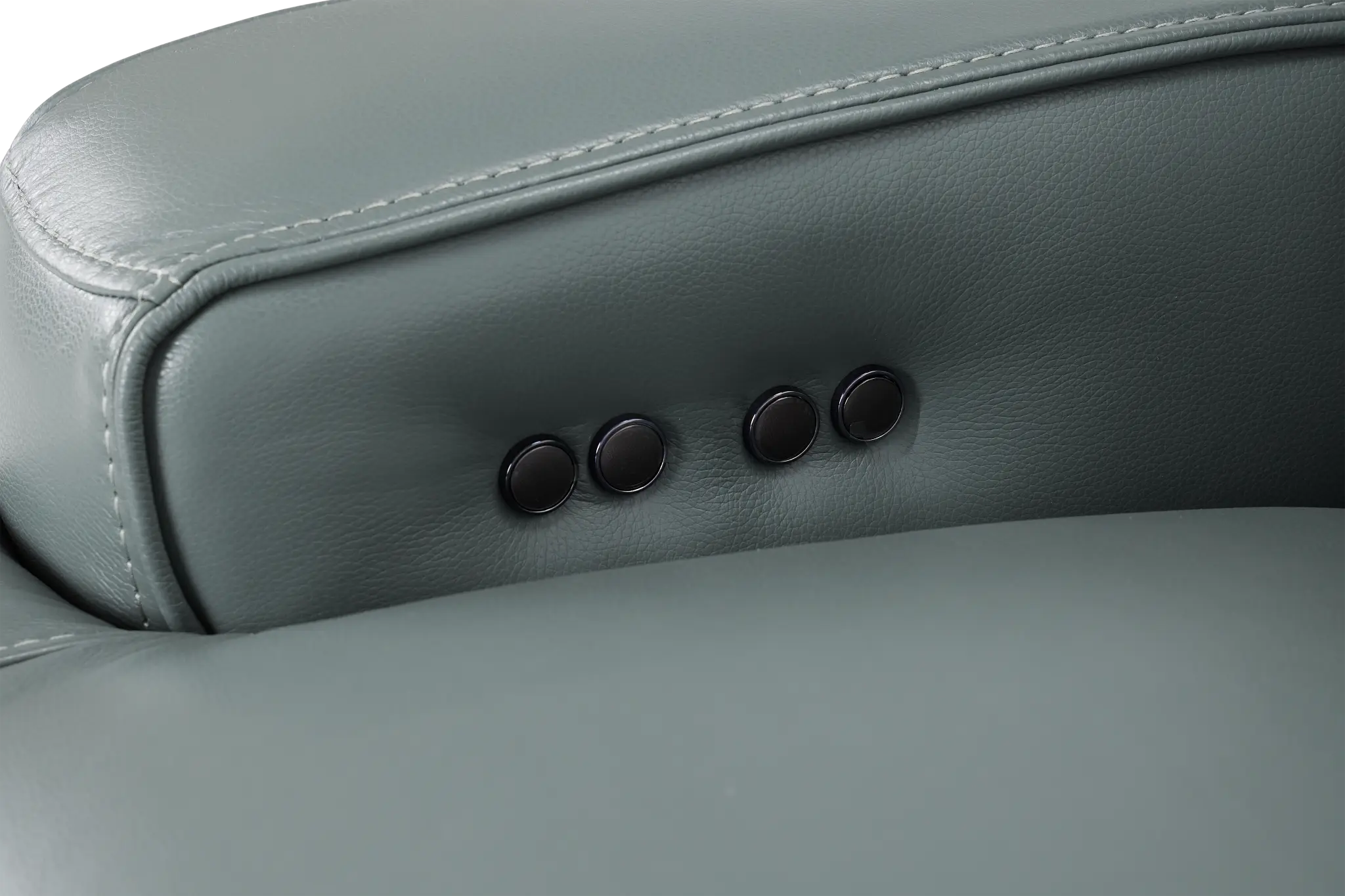 Reign Green Lthr/vinyl Power Recliner With Power Headrest Reign Green Lthr/vinyl Power Recliner With Power Headrest