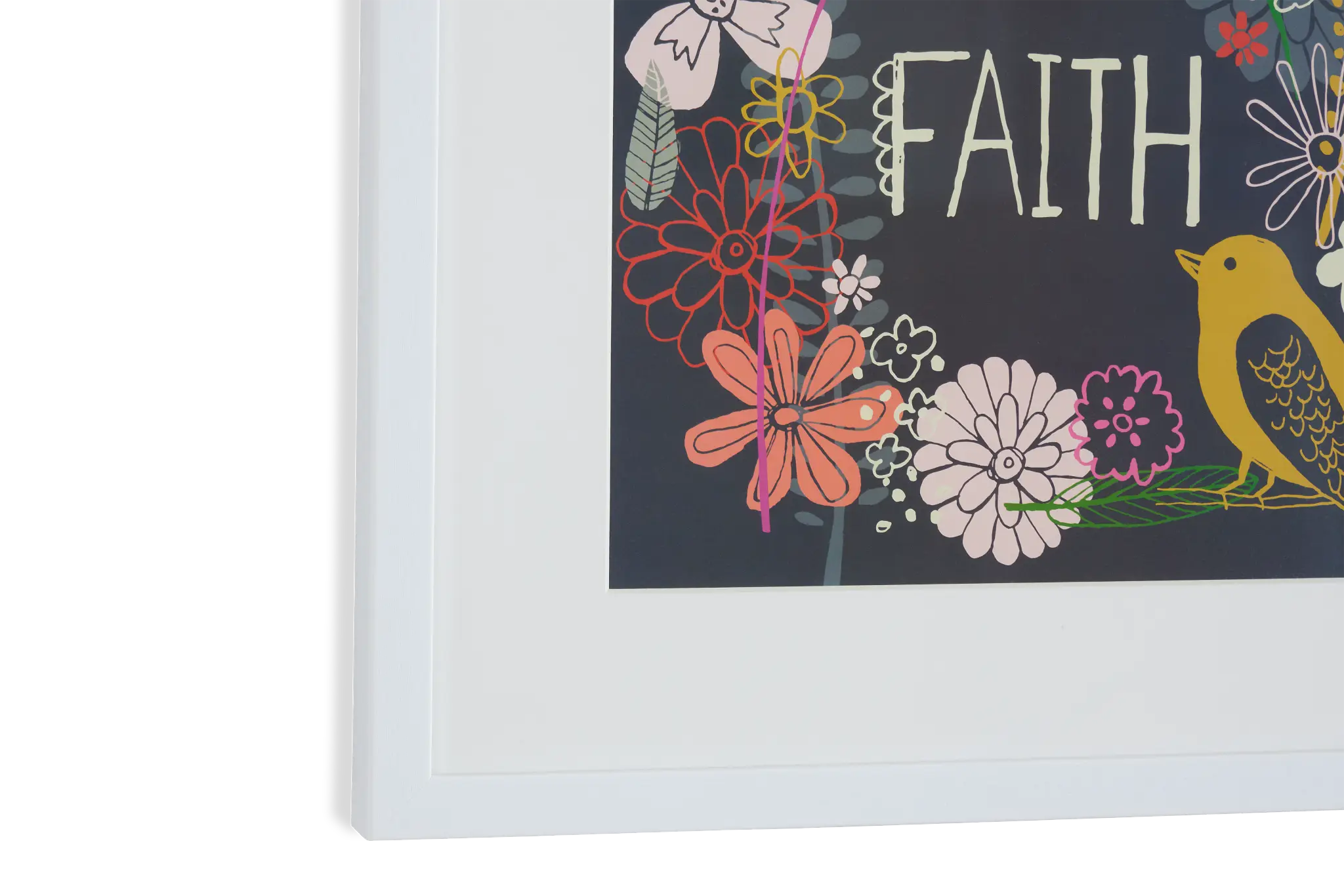 Faith Multicolored Framed Wall Art Faith Multicolored Framed Wall Art