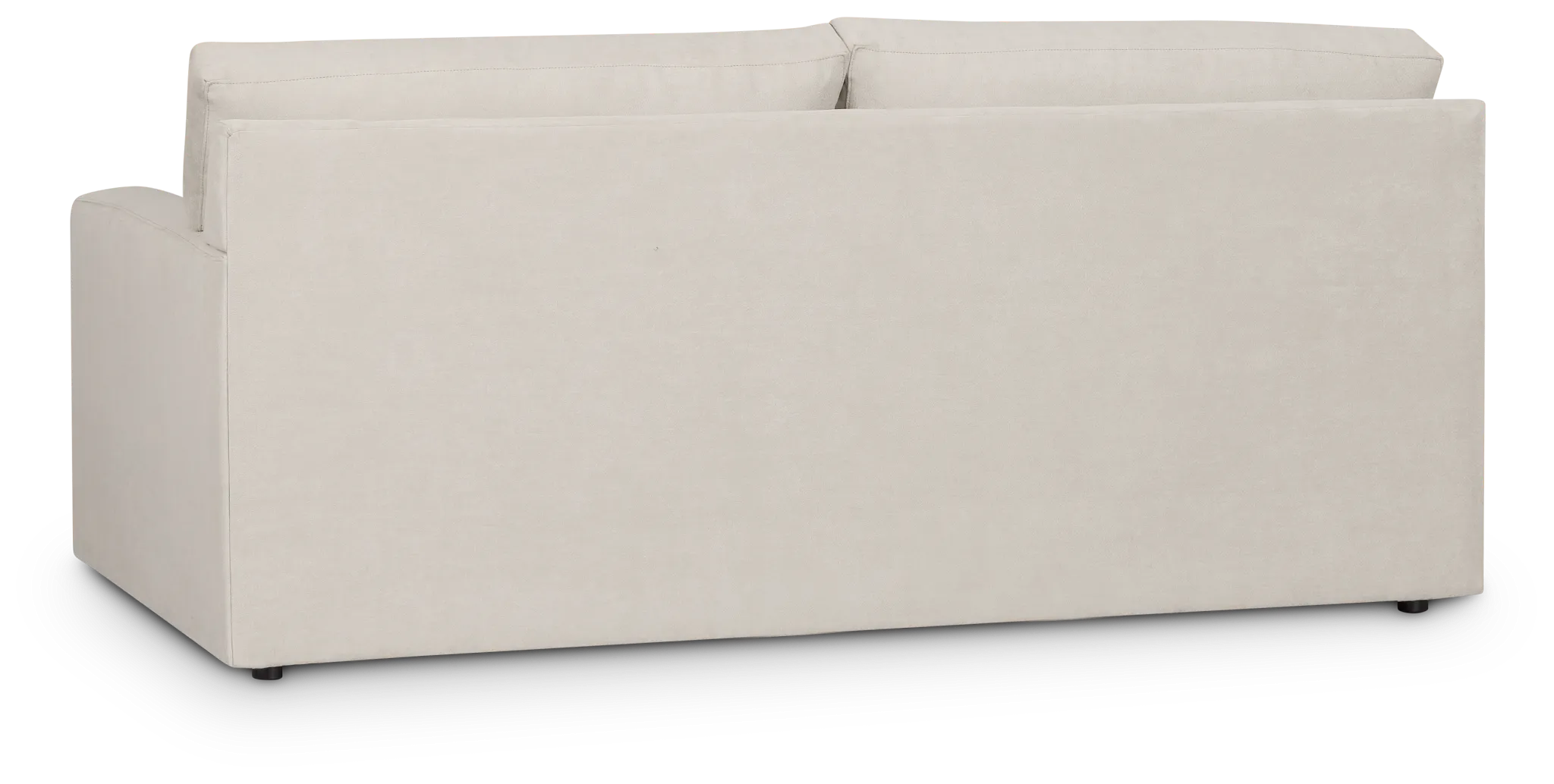 Hudson Gray Fabric Loveseat