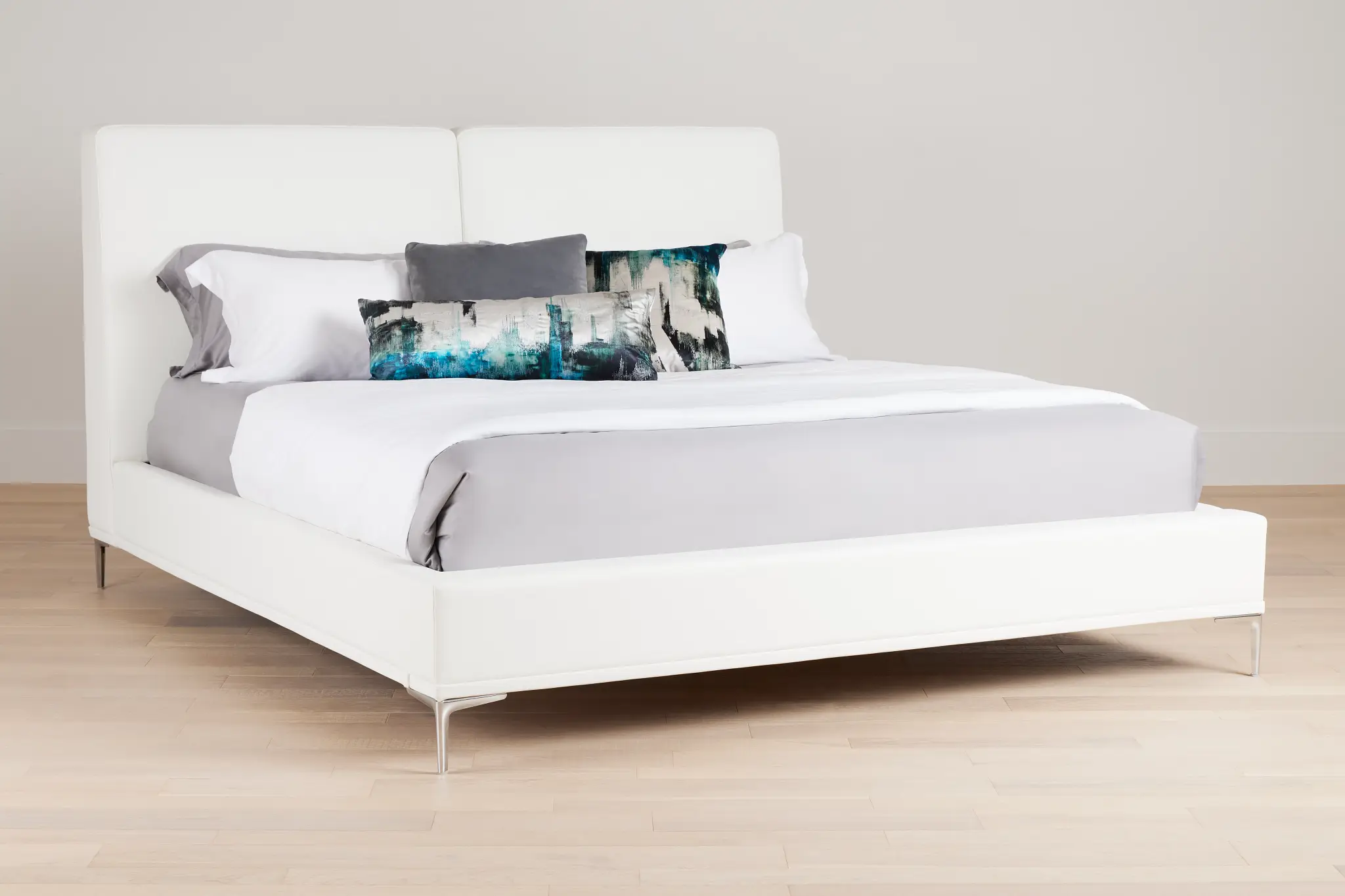 Emit White Micro Panel Bed Emit White Micro Panel Bed