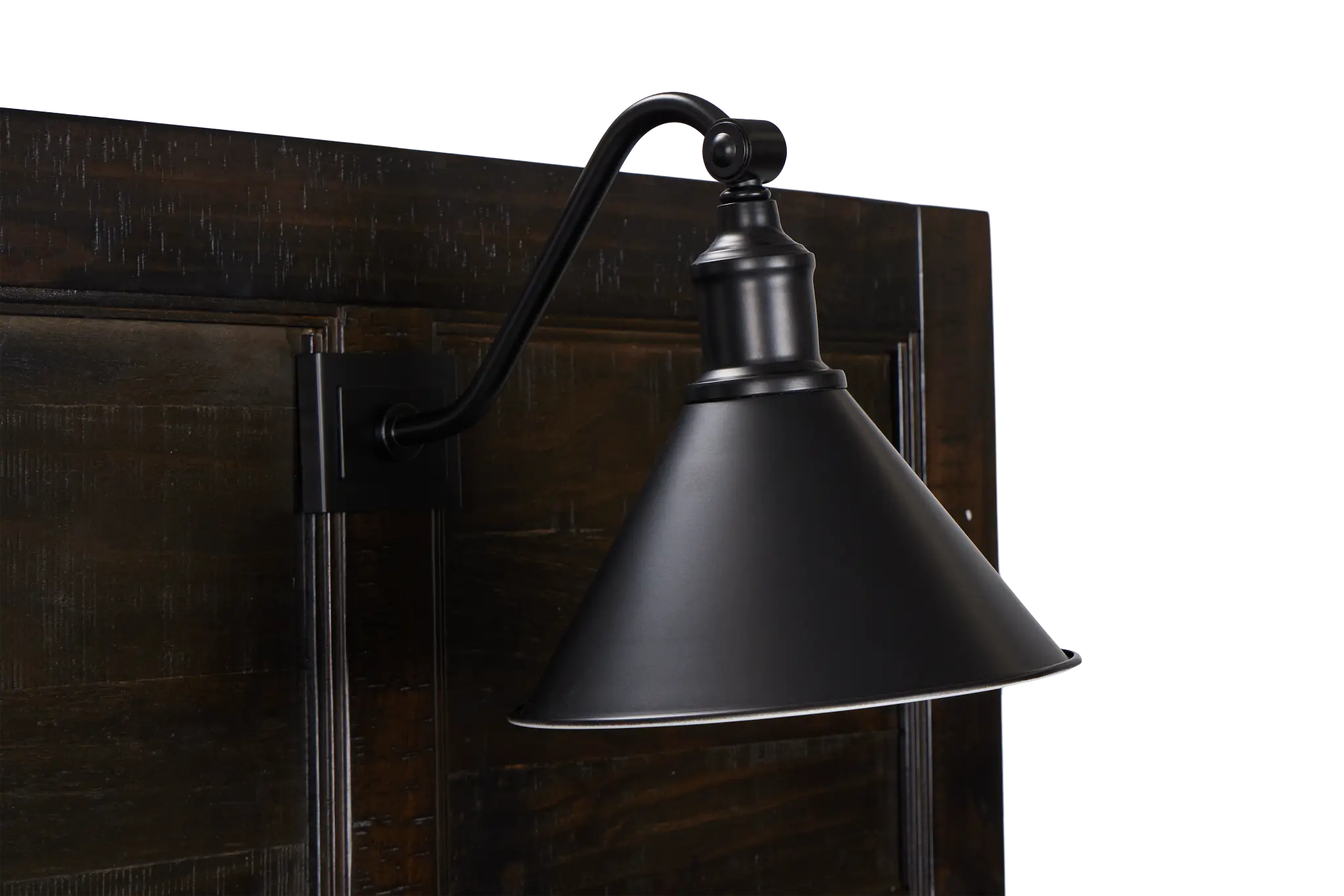 Heron Cove Dark Tone Panel Headboard With Lights Heron Cove Dark Tone Panel Headboard With Lights