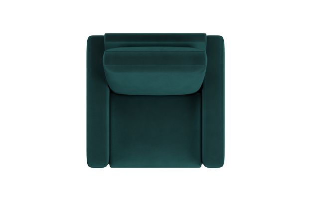 Edgewater Joya Teal Swivel Chair