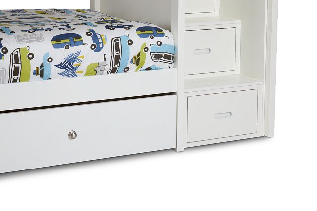 Bailey White Storage Bunk Bed