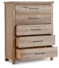 Salt Lake Light Tone 5-drawer Chest