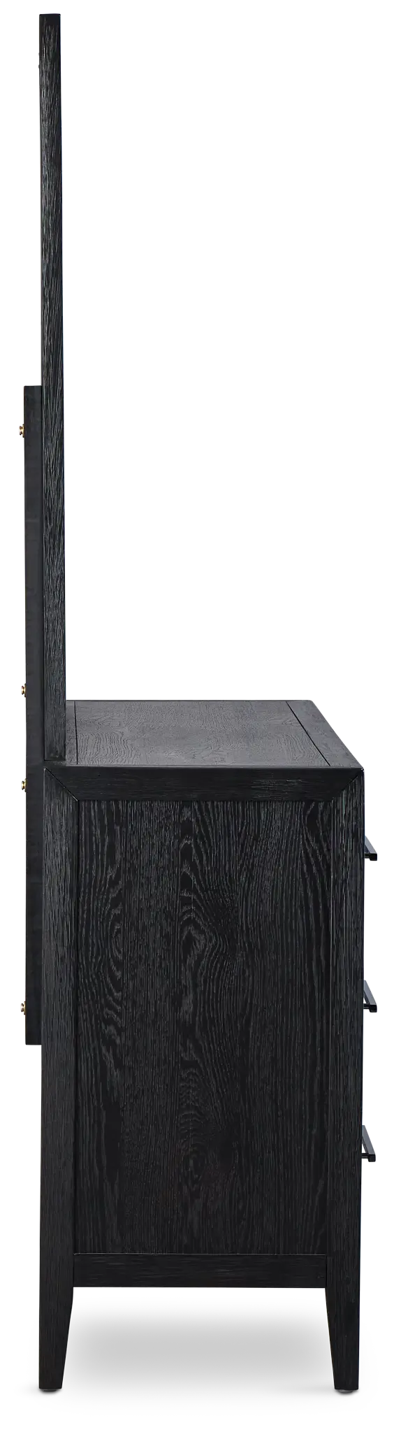Alden Black Dresser & Mirror Alden Black Dresser & Mirror