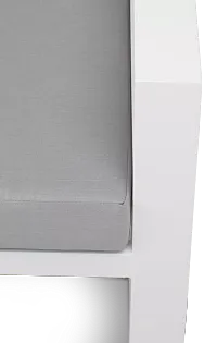 Lisbon Gray Aluminum Small Right Sectional