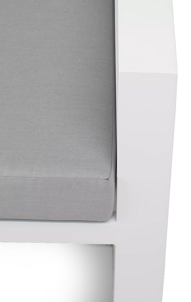 Lisbon Gray Aluminum Small Right Sectional